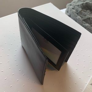 Coach Leather ID Compact Wallet